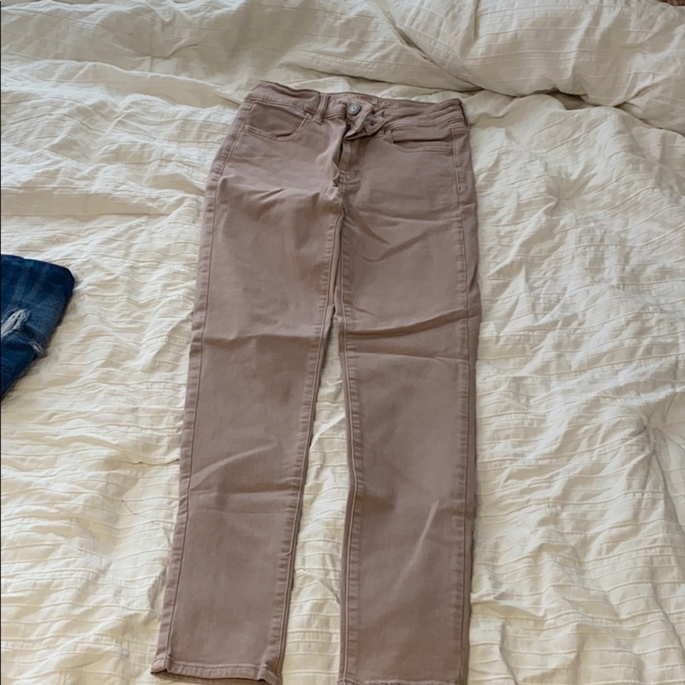 Pink American Eagle Jeggings